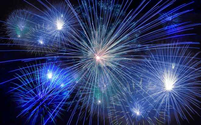 light new year s eve fireworks sylvester